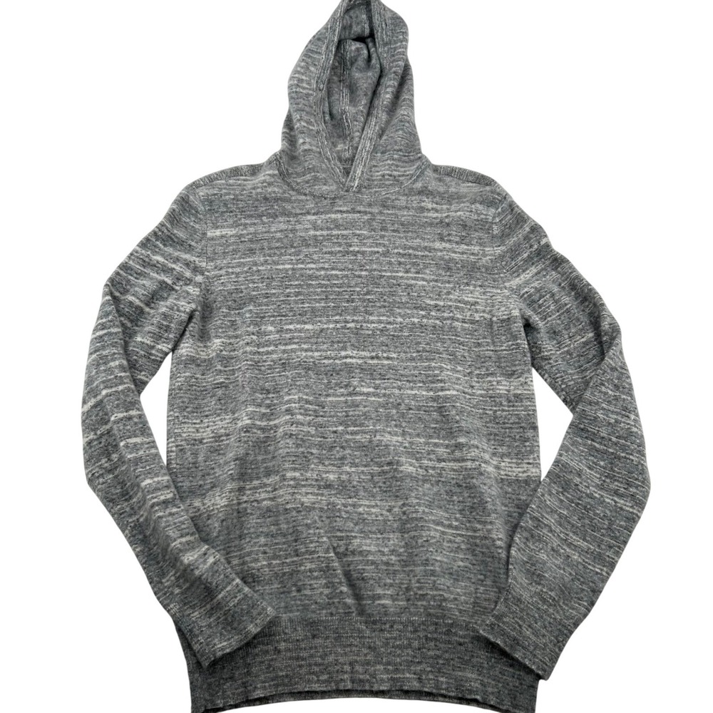 Equipment Womens Cashmere Hoodie S Grey Space Dye Dami SP Pullover Luxury Cozy‎